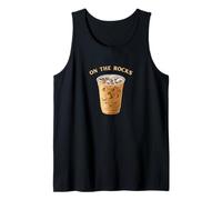 On The Rocks - Amante del café Helado Camiseta sin Mangas