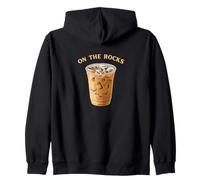 On The Rocks - Amante del café Helado Sudadera con Capucha