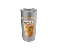 On The Rocks - Amante del café helado Vaso térmico de acero inoxidable de doble pared