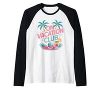 On Vacation Club Verano Playa Festival Vacaciones Camiseta Manga Raglan