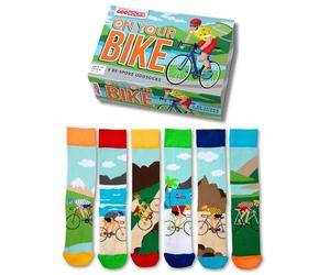 On Your Bike - United OddSocks - 6 calcetines para hombre (36 a 11 euros 39-46 US 7-12)