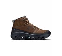 On - Zapatillas de senderismo Hombre - Cloudrock Mid WP M Earth/Black - Talla 44.5 - Marrón Marrón 44.5