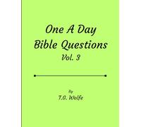 Ona A Day Bible Questions: Vol. 3