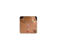 ONBRIG Collares góticos para mujer, gargantilla negra, joyería gótica, collar de Halloween, accesorios góticos para mujer, joyería de Halloween (rojo)