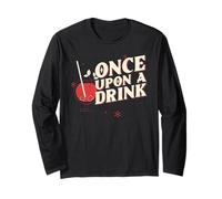 Once Upon A Drink (declaración de Fiesta) (gráfico de cóctel) Manga Larga