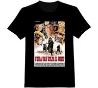 Once Upon A Time in The West - Short Sleeve Spaghetti Western T-Shirt Black M