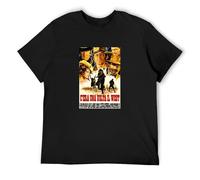 Once Upon A Time In The West Spaghetti Western Unisex T-Shirt Printed tee Graphic Top Men Black Shirt XXL