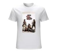 Once Upon A Time In The West Unisex T-Shirt Printed tee Graphic Top Men White Shirt XXL