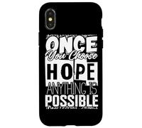 Once You Choose - camisa de inspiración de cita Carcasa para iPhone X/XS