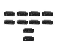 Onchdbfhuu 10X Reproductor de MP3 Manos Tablero Decodificador 2 x 3W Amplificador DC 5V MP3 WMA Inalámbrico Bluetooth 5.0 Tablero Decodificador Módulo de Audio USB FM TF Radio