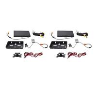 Onchdbfhuu 2 Conjunto Monitor LCD de 9 Pulgadas para Coche,HD,Compatible con VGA/AV,TV,Reproductor DVD,Cámara de Visión Trasera,Monitor para Reposacabezas