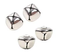 Onchdbfhuu 200 Piezas de Cascabeles, Cascabeles Hechos Una Mano de 25 mm Una Granel, Campanas de Bricolaje, Decoración Navideña, Decoración del Hogar