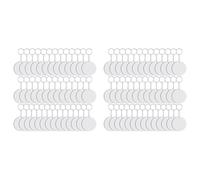 Onchdbfhuu 240 Piezas de Llaveros Redondos de SublimacióN en, Espacios en de Transferencia de de Doble Cara, Llaveros de MDF, Tablero en, Llaveros en