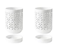 Onchdbfhuu 2X Macetas para OrquíDeas con Agujeros, Maceta de CeráMica para OrquíDeas de 4 Pulgadas para Trasplante, Maceta para Flores en Interiores y Exteriores, Color Transpirable
