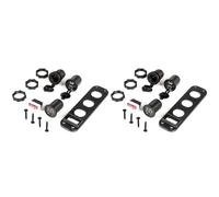 Onchdbfhuu 2X Voltímetro Digital 4 en 1, de Corriente de 12 V, Adaptador de Cargador USB, de Mechero con Interruptor Basculante