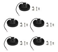 Onchdbfhuu 5X Carretilla Elevadora Luz LED de Seguridad 5.5 Pulgadas 8W LED LáMpara de Advertencia AlmacéN Peatonal ConduccióN Luces de Trabajo ()