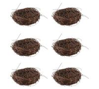 Onchdbfhuu 6X Hecho una Mano Vine Bird Nest Home Nature Craft Holiday para Photo Garden Decor