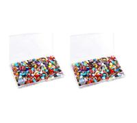 Onchdbfhuu 800 Piezas de Cuentas de Piedras Preciosas de Cristal para La Fabricación de Anillos de, Cuentas de Viruta de Piedra de Joyería para La Fabricación de Pendientes Y Pulseras