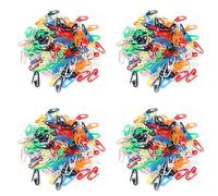 Onchdbfhuu Pin de Seguridad de PláStico de Color de 800 Piezas 2,3 cm y Negro Rosa Rojo Amarillo Verde PequeñA Marca Pin de PláStico de PláStico