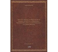 Oncles et Neveux, ou Rome sous Jules César et Auguste et la France sous Napoléon Bonaparte et Louis-