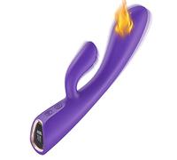 ONCLI Juġuểtểs Ŝexụalểş Vībradør Çliťoris Mujer de Ŝiliçona, Vībrạdørés de Cønsølǎdør Pừnto Ġ Juĝuetểs Ŝexụaleş, para el Pųnto Ġ Vaĝiņal Y Juego Ānal, con Calefacción Inteligent