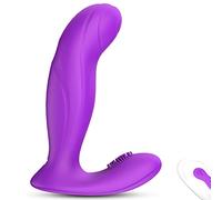 ONCLI Juġuểtểs Ŝexụalểş Vībradør de Mando a Distancia Inalámbrico para Mujer Çliťoris, Usable Invisible Braĝas Vībradør Prósťatå Ŝiliçona Buťt Pluġ Ānalẹ, con