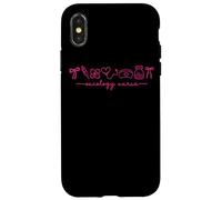 Oncología Enfermera Heartbeat Icons Simbólico Homenaje Carcasa para iPhone X/XS