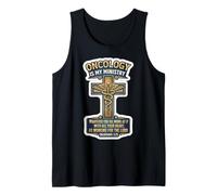 Oncólogo Cristiano Doctor Oncología Es Mi Ministerio Jesús OD Camiseta sin Mangas