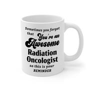 Oncólogo Radioterapeuta Eres Una Mujer Increíble Hombre Su Mamá Papá Compañero De Trabajo Empleado Amigo Taza De Café Porcelana Tazas Cerámica Taza Para Cacao Capuchino Zumo 330Ml