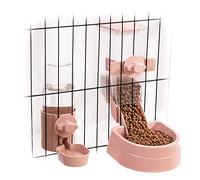 Oncpcare Dispensador de Comida de Conejo, Botella de Agua, Colgante automático para Mascotas, Cuenco de Agua para Conejo, Conejillo de Indias, hurón