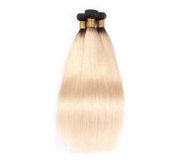 Onda recta rubio claro cabello humano real paquetes 18 pulgadas peluca de cabello humano frente del cordón peluca negra onda del cuerpo 100% virgen brasileño cabello humano encaje & 22 pulgadas