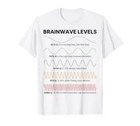 Ondas cerebrales Alfa Beta Theta Delta Gamma Frecuencias Camiseta