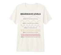 Ondas cerebrales Alfa Beta Theta Delta Gamma Frecuencias Camiseta Premium