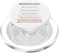 Ondas cerebrales Alfa Beta Theta Delta Gamma Frecuencias PopSockets PopGrip para MagSafe