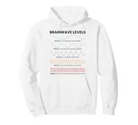 Ondas cerebrales Alfa Beta Theta Delta Gamma Frecuencias Sudadera con Capucha