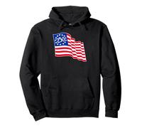 Ondeando la Bandera de Betsy Ross 250 Sudadera con Capucha