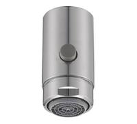 ONDÉE 502522502 Aireador, F22/100, Eco, 5, L/min, Bi-chorros, Rejilla, Elastómero, Caudal, Regulación, Simple, Presión, Botón, 18, litros/Minuto, Instalación, Grifo, Ahorro de Agua