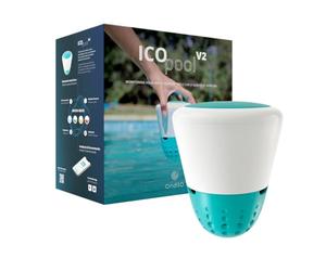 Ondilo - ICO Pool V2 Cloro Bromo - Analizador de agua conectado para piscinas tratadas con cloro o bromo - Mide cada hora el pH, el ORP y la temperatura del agua - Recomendaciones en tu smartphone