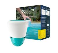 Ondilo ICO Pool V2 Sal - Analizador electrónico de agua para piscinas tratadas con sal - Medidas cada hora pH, ORP, TDS y temperatura del agua - Consejos para su smartphone
