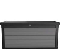 Ondis24 Keter Caja de almacenamiento para jardín XXL impermeable (570 L), caja de almacenamiento exterior, baúl de almacenamiento, baúl para cojines, banco