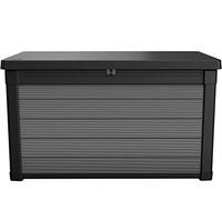 Ondis24 Keter Premier Box Caja de Almacenamiento para Jardín Exterior para Cojines 380 Litros Gris Antracita