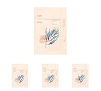 Ondo Beauty 36.5 Hyaluronic Acid & Algae Moisture Boosting Mask, mascarilla facial coreana hidratante con ácido hialurónico y algas, 25ml (Paquete de 4)