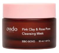 Ondo Beauty 36.5 Arcilla rosa y rosa para limpiar los poros Mask Bbo-Song 50mL