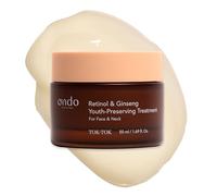 Ondo Beauty 36.5 Retinol & Ginseng Youth-Preserving Treatment - Crema Reafirmante, Revitalizante y Nutritiva para una Piel Suave y Radiante | Cosmética Vegana Coreana | 50 ml