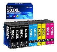 Ondula 503XL Cartuchos de Tinta compatibles para Epson 503XL Multipack para Expression Home XP-5200 XP-5205 XP5200 XP5205 Workforce WF2960DWF WF2965DWF (10 Paquetes)