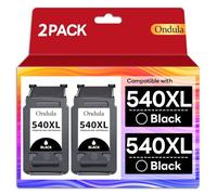 Ondula 540XL Cartuchos de Tinta Compatibles con Canon PG-540XL Negro | Compatible para Canon PIXMA MG3650 MG3650S TS5150 MG3600 MG4250 TS5100 TS5151 MG3150 MG3250 MX475