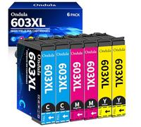 Ondula 603XL Cartuchos de tinta para Epson 603 Cartuchos de tinta compatibles con Epson Expression Home XP-2100 XP-2105 XP-3100 XP-3105 XP-4100 XP-4155 Workforce WF-2810 WF-2830 WF-2835 WF-2850