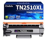 Ondula TN2510XL TN2510 TN-2510 XL Toner Compatible para Brother TN2510XL para HL-L2400DWE HL-L2445DW DCP-L2620DW MFC-L2800DW DCP-L2665DW DCP-L2660DW MFC-L2827DWXL DCP-L2627DWE MFC-L2860DW (1 Negro)
