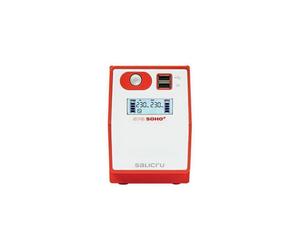 Ondulador externo - SALICRU - SPS SOHO+ SPS 850 SOHO+ IEC - 480 Watt - 850 VA - 4 conectores de salida