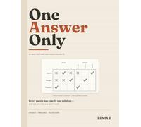 One Answer Only: 80 Large Print Logic Grid Puzzles for Adults